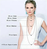 3UMeter Crystal Name Necklace Personalize Choker Necklace Pendant Heart Necklace