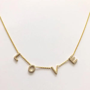 3UMeter Crystal Name Necklace Personalize Choker Necklace Women Pendant Heart