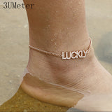 3UMeter Crystal Pendant Necklace Personalized Number Necklace for Women