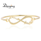 Personalized Infinity Bracelet for Women