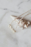 Natural Freshwater Pearl Necklace Gothic Signboard Bridesmaid Gift