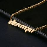 3UMeter Necklace Stainless Necklace Personalize Choker Pendant Fascinating Name