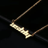3UMeter Necklace Stainless Necklace Personalize Choker Pendant Fascinating Name