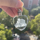 3U Crystal Keychain with LED Light