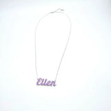 Stainless Steel Name Necklace Personalized Choker Pendant Gift