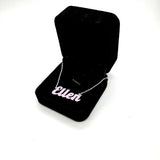 Stainless Steel Name Necklace Personalized Choker Pendant Gift