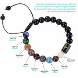 Galaxy Solar System Bracelet Guardian Star Natural Stone Yoga Jewelry