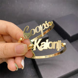 3U Explosive Nameplate Double Buckle Bracelet DIY Hand Jewelry Bangle
