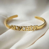 3UMeter Name Bracelet Personalized Bangle for Women