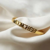 3UMeter Name Bracelet Personalized Bangle for Women