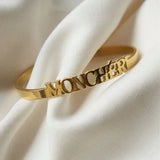 3UMeter Name Bracelet Personalized Bangle for Women