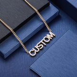 Personalized Name Necklace with Zircon Stone