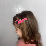 Personalized Name Hair Pins for Kids