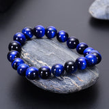 High Tiger Eyes Bracelet Natural Stone Beads Charm Jewelry Gift