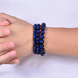 High Tiger Eyes Bracelet Natural Stone Beads Charm Jewelry Gift