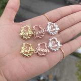 Twist 18mm Letter Mini Hoop Earrings for Girls