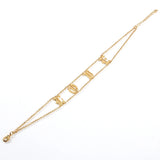 8mm Old English Name Bracelet Personalized Dainty Jewelry
