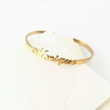 Personalized Jewelry Name Bracelet Bangle for Women