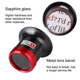 Sapphire Glass Magnifying Glass 15X Lens Watch Repair Tool