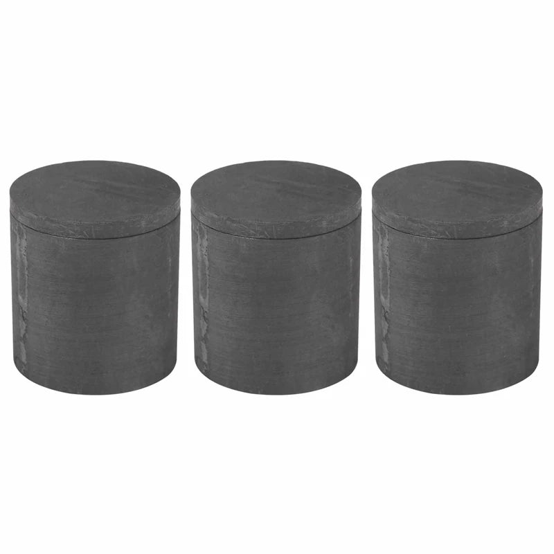 High Purity Graphite Melting Crucible 40x40mm For Silver & Black
