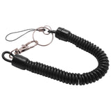 3X Lobster Clasp Spring Coil Cord Strap Keychain Key Chain