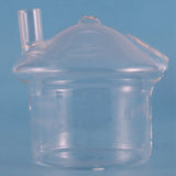 3X Mushroom-Shaped Hanging Glass Planter Vase Terrarium Home Garden Decor
