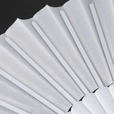 3X Plastic Fabric Hand Foldable Fan For Ladies Men