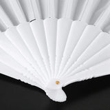 3X Plastic Fabric Hand Foldable Fan For Ladies Men