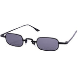 Retro Punk Clear Square Sunglasses Metal Frame