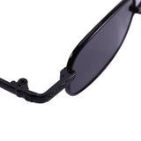 Retro Punk Clear Square Sunglasses Metal Frame