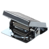 3X Silver Tone Spring Loaded Memo Ticket Magnetic Clip