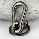 Sturdy Carabiner Key Chain Polished Key Ring Business Waist Key Chain