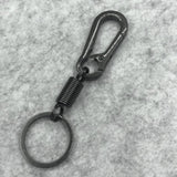 Sturdy Carabiner Key Chain Polished Key Ring Business Waist Key Chain