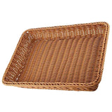3X Wicker Storage Basket, Brown Bread Basket