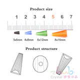 Austrian Crystal Glass Beads Tower Shape DIY Making Jewelry