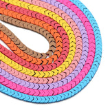 3X6MM Matte MulitColor Arrows Natural Hematite Stone Rubber Spacers Loose Beads