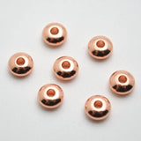 3X6mm Metal Copper Rondelle Spacer Beads 100pc/Lot
