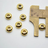 3X6mm Metal Copper Rondelle Spacer Beads 100pc/Lot