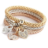 Elastic Bracelets & Bangle Crystal Tree of Life Owl Key Charm Jewelry