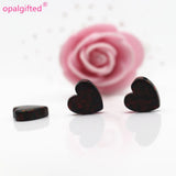 10mm Synthetic Opal Love Heart Beads Full Drilled Lab Created Fire Opal Pendent