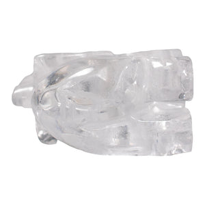 3" Healing Quartz Guardian Elephant Figurine Hand Carved Gemstone Decor Gift