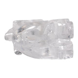 3" Healing Quartz Guardian Elephant Figurine Hand Carved Gemstone Decor Gift