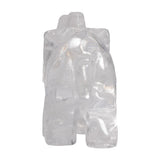 3" Healing Quartz Guardian Elephant Figurine Hand Carved Gemstone Decor Gift