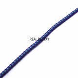3m/lot 3.6mm Sky Purple Stainless Steel Braided Rope Cords Jewelry DIY