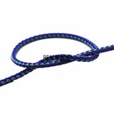 3m/lot 3.6mm Sky Purple Stainless Steel Braided Rope Cords Jewelry DIY