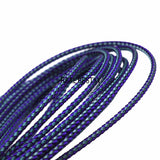 3m/lot 3.6mm Sky Purple Stainless Steel Braided Rope Cords Jewelry DIY
