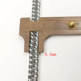 7mm/8.5mm Double Link Chain Stainless Steel DIY Necklace