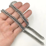 7mm/8.5mm Double Link Chain Stainless Steel DIY Necklace