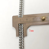 7mm/8.5mm Double Link Chain Stainless Steel DIY Necklace