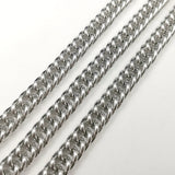 7mm/8.5mm Double Link Chain Stainless Steel DIY Necklace